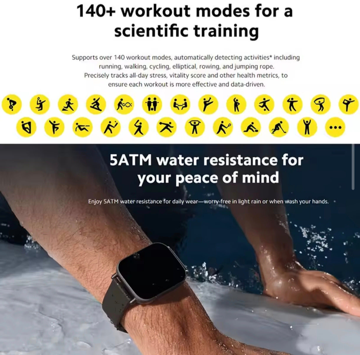 Xiaomi Redmi Watch 5 Active Smart Watch, Bluetooth Call
2" LCD Display, All Day Heart Rate Blood Oxygen Monitoring
Smartwatch