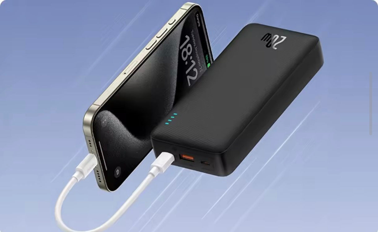 BASEUS POWER BANK WITH FAST CHARGING 20000MAH 20W 10000MAH USB-C USB-A WITH CABLE