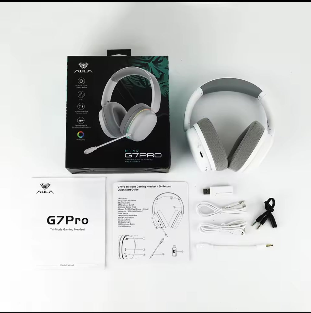 AULA G7 Pro Wireless Gaming Headset