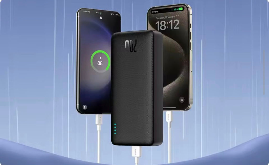 BASEUS POWER BANK WITH FAST CHARGING 20000MAH 20W 10000MAH USB-C USB-A WITH CABLE